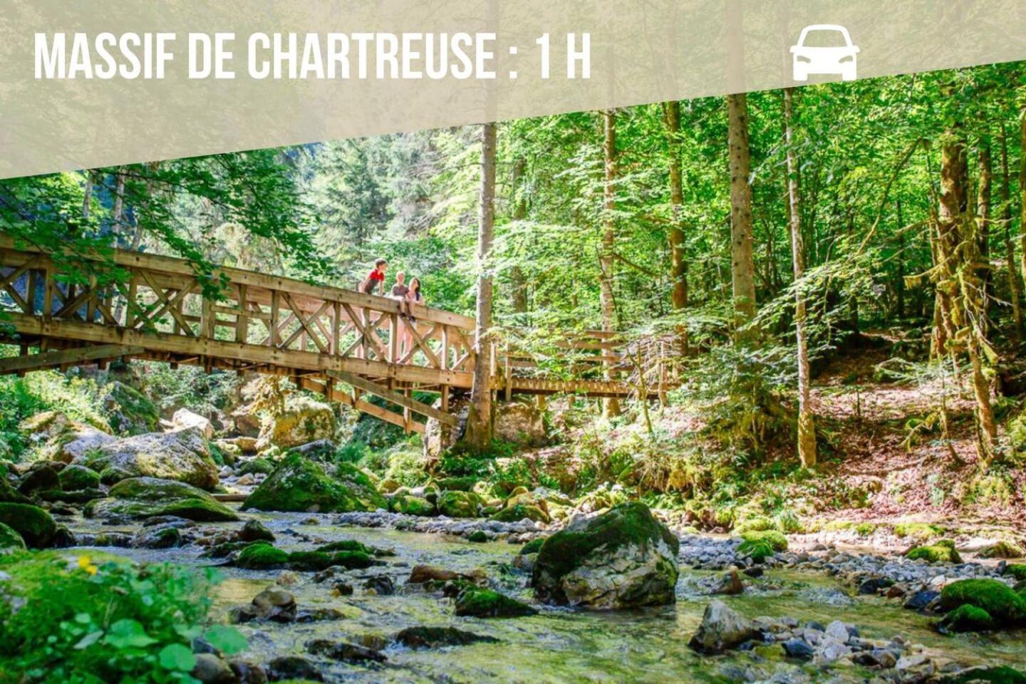 Les Cantinieres - Bourgoin Jallieu - Jardin Prive Ruy-Montceau Exterior photo
